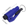 2-Pack: 2-in-1 Emergency Car Escape Tool: Safety Belt Cutter, Metal Safety Hammer & Window Breaker by DailySale
