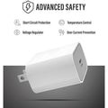 2-Pack: 20W USB-C Wall Charger Plug - Designed for Fast Charging by DailySale