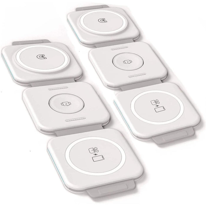 2-Pack: 3-in-1 Travel Charging Station for AirPods, Apple Watch and iPhone by DailySale