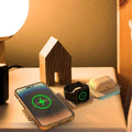 2-Pack: 3-in-1 Travel Charging Station for AirPods, Apple Watch and iPhone by DailySale