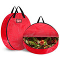 2-Pack: 30" Christmas Wreath Storage Bag 88L by DailySale