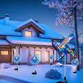 2-Pack: 32LED Outdoor Solar Ground Light Garden Lawn Waterproof Windmill Lamp by DailySale
