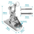 2-Pack: 360° Rotation Swing Hanger Brackets Set by DailySale