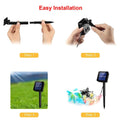 2-Pack: 3.8M Solar String Butterfly Lights by DailySale