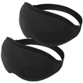 2-Pack: 3D Contoured Cup Light Blockout Sleeping Mask by DailySale