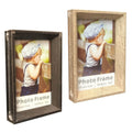 2-Pack: 4" x 6" Solid Wood Photo Frame with Hanger Hooks by DailySale