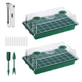 2-Pack: 40 Cell Seed Starting Tray Plant Grow Light with 4 Adjustable Brightness by DailySale
