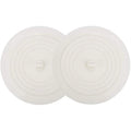 2-Pack: 6" Large Silicone Drain Plug Hair Stopper Flat Suction Cover by DailySale
