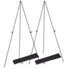 2-Pack: 61" Collapsible A Frame Tripod Easel Iron Alloy Drawing Stand