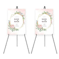 2-Pack: 61" Collapsible A Frame Tripod Easel Iron Alloy Drawing Stand by DailySale