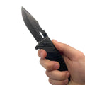 2-Pack: 7.10" Stonewashed Spring Assisted Knife by DailySale