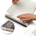 2-Pack: 9X12" 100 Sheets Spiral Sketch Pad by DailySale