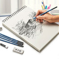2-Pack: 9X12" 100 Sheets Spiral Sketch Pad by DailySale