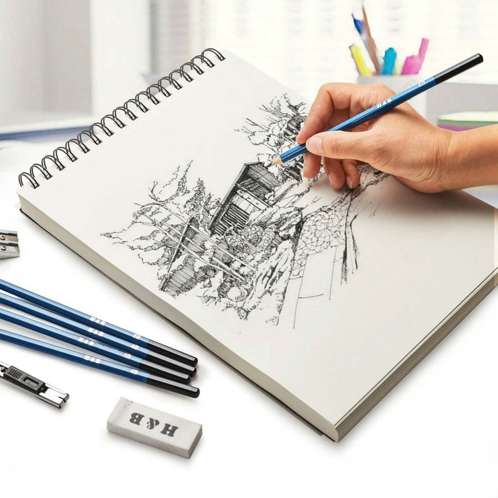 2-Pack: 9X12" 100 Sheets Spiral Sketch Pad by DailySale