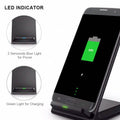 2-Pack: Adjustable Qi Device Wireless Rapid Charger by DailySale
