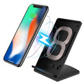 2-Pack: Adjustable Qi Device Wireless Rapid Charger by DailySale
