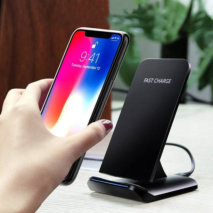 2-Pack: Adjustable Qi Device Wireless Rapid Charger by DailySale