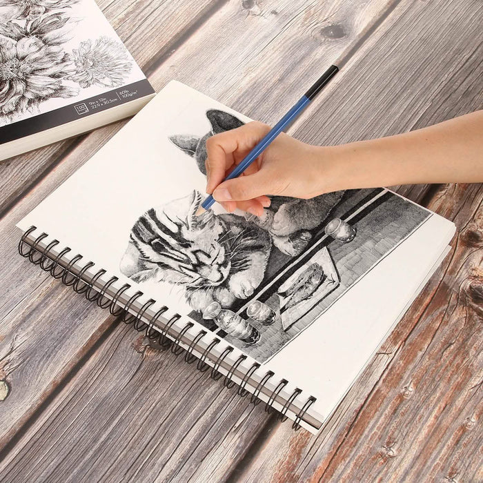 2-Pack: Art SketchBook 100 Pages for Writers Illustrators by DailySale
