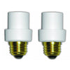 2-Pack:  Automatic Lamp Sensors Dusk Dawn Security Light Bulb Socket