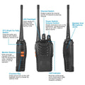 2-Pack: Baofeng BF-888S Walkie Talkies Two Way Radio by DailySale