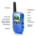 2-Pack: Baofeng Kids 2 Way Radio Walkie Talkies 22 Channel 3-5 Miles FRS/GMRS Toy by DailySale