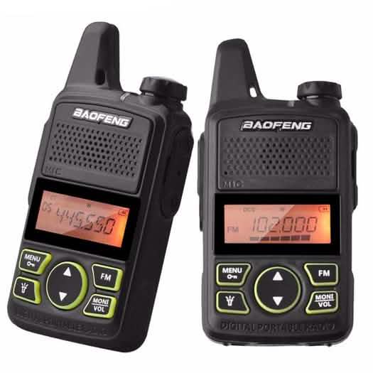 2-Pack: Baofeng T1 Walkie Talkie by DailySale