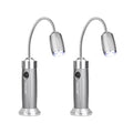 2-Pack: BBQ Grill LED Flashlight Goose Neck Outdoor Lamp by DailySale
