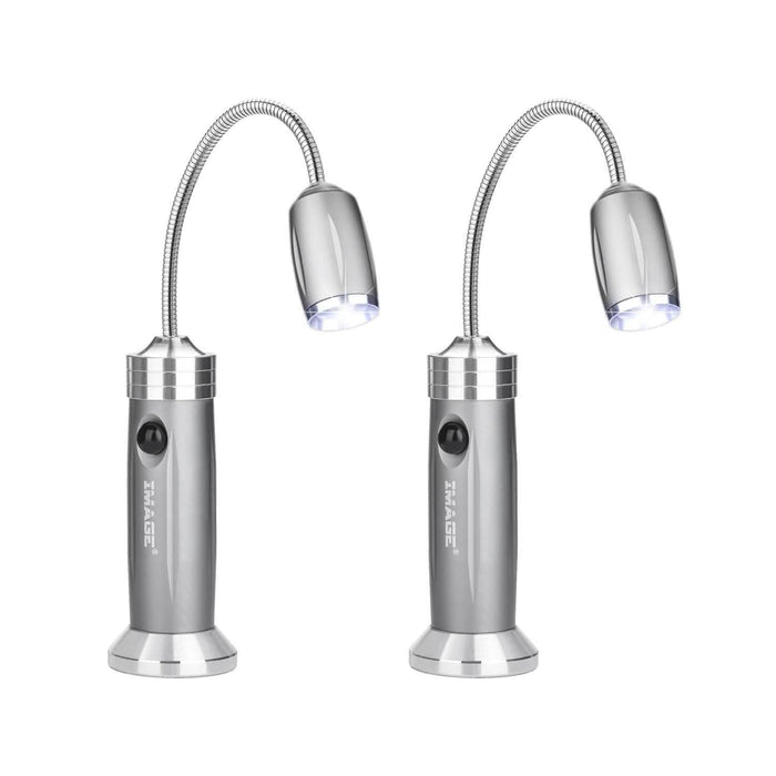 2-Pack: BBQ Grill LED Flashlight Goose Neck Outdoor Lamp by DailySale
