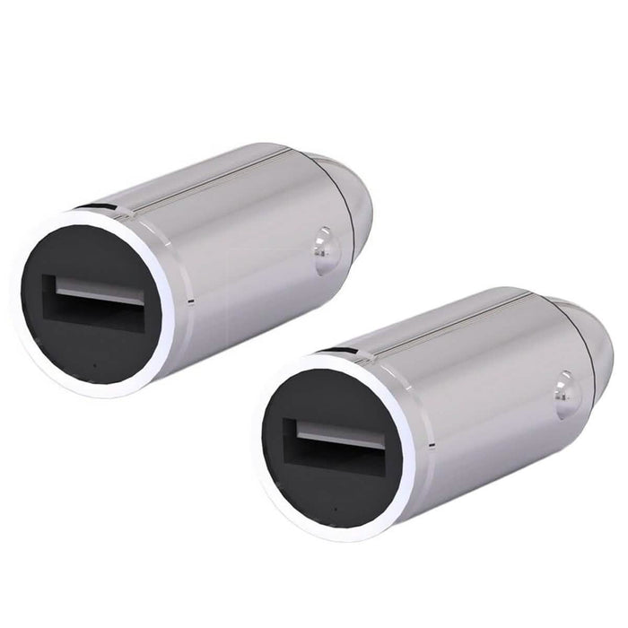 2-Pack: Bracketron Xventure Silver Bullet 2.4 AMP Car Charger by DailySale
