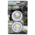 2-Pack: Bright Basics Ultra Thin Wireless LED Puck Lights by DailySale