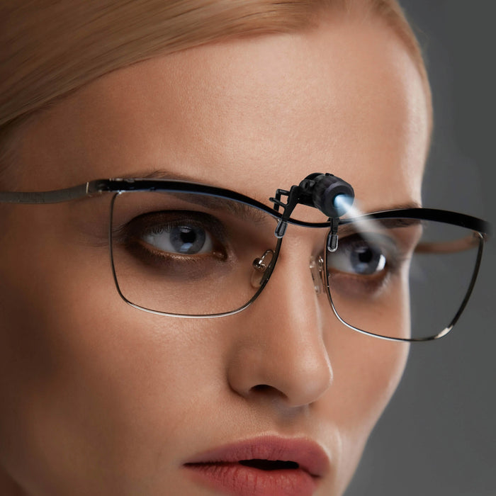 2-Pack: Bright Basics Universal Clip-On Led Glasses Light by DailySale