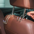 2-Pack: Car Seat Headrest Hook Hanger by DailySale