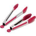 2-Pack: Chef's Star Premium Silicone Kitchen Tongs by DailySale