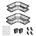 2-Pack: Corner Shower Caddy No Drilling Adhesive Shower Organizer by DailySale