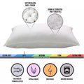 2-Pack: Cotton Blend Superior Down-Like SOFT Stomach Sleeper Pillow by DailySale