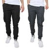 2-Pack Cotton Stretch Cargo Jogger Pants
