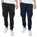 2-Pack Cotton Stretch Cargo Jogger Pants by DailySale