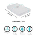 2-Pack: Deluxe Vinyl Zippered Crib Mattress Cover by DailySale