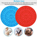 2-Pack: Dog Lick Pad Pet Shower Grooming Slow Feeder Distraction Mat by DailySale