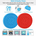 2-Pack: Dog Lick Pad Pet Shower Grooming Slow Feeder Distraction Mat by DailySale