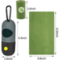 2-Pack: Dog Poop Bag Dispenser with Built-in LED Flashlight by DailySale
