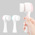 2-Pack: Dual Face Manual Facial Brush For Pore Cleansing And Exfoliating by DailySale
