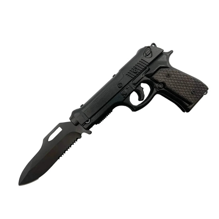 ElitEdge 4.75" Folding Pistol Knife with Holster by DailySale