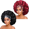 2-Pack: Extra Large Satin Bonnets for Sleeping by DailySale