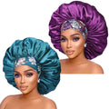 2-Pack: Extra Large Satin Bonnets for Sleeping by DailySale