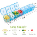 2-Pack: Extra Large Weekly Pill Organizer by DailySale