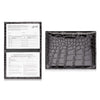 2-Pack: Faux Crocodile Leather Bling CDC Vaccination Card Immunization Record Protector Holder Passport