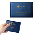 2-Pack: Faux Leather CDC Vaccination Card Immunization Record Protector Holder by DailySale