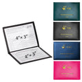 2-Pack: Faux Leather CDC Vaccination Card Immunization Record Protector Holder by DailySale