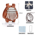 2-Pack: Finger Thumb Piano Mini Kalimba with 8 Keys by DailySale